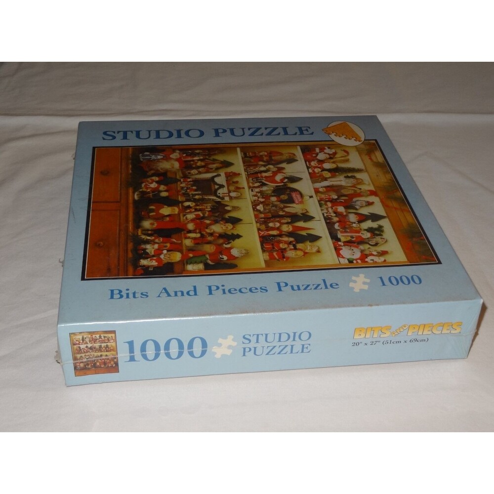 NEW Santa Collector Puzzle Studio Bits And Pieces 1000 Lynn Jameson 2003 USA - Picture 7 of 7
